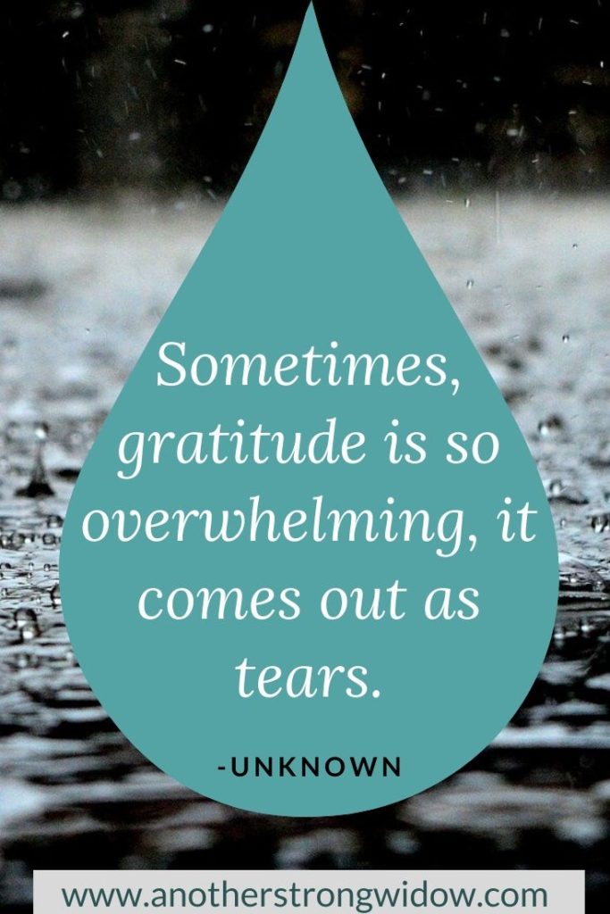 Tears Overwhelming Gratitude