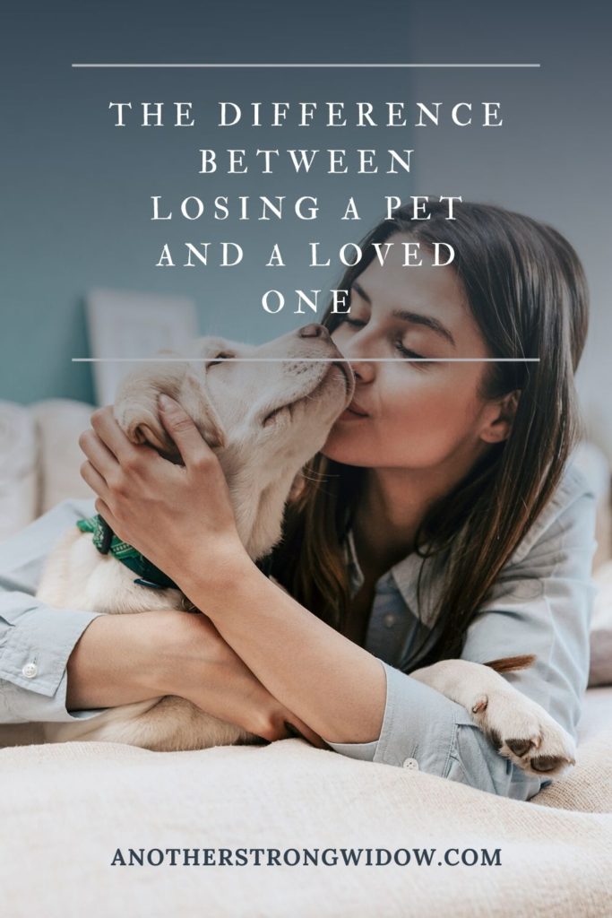 The difference between losing a pet and a loved one